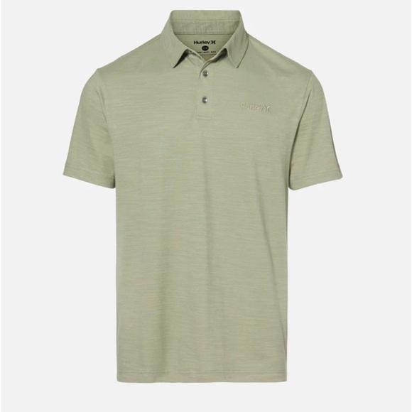 Hurley Other - New w tag Hurley ESSENTIAL ONE AND ONLY SHORT SLEEVE SLUB POLO size L
